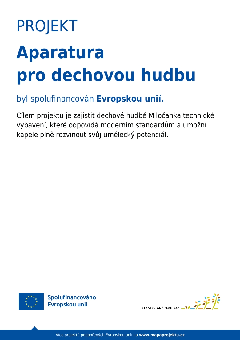Aparatura pro dechovou hudbu